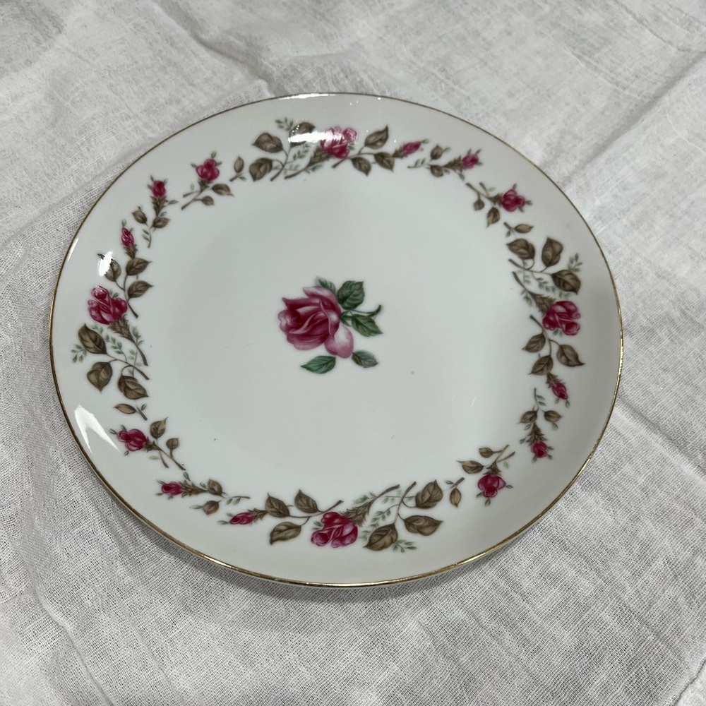 Diamond China Plates set of 2